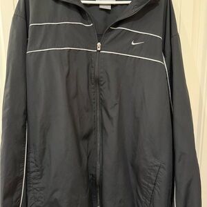 Nike Men's Black Windbreaker Jacket